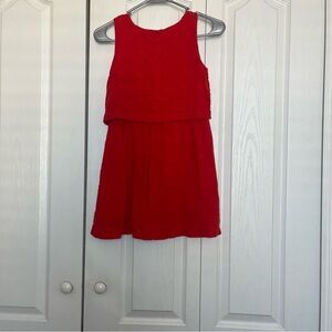 Red Sleeveless Dress